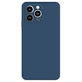 Pikkukuva 1 / 6: Viistetty pudotusta estävä kumipäällysteinen suojus iPhone 13 Pro - Tummansininen Blue