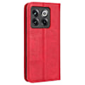 Pikkukuva 2 / 2: Bofink Vintage OnePlus Ace Pro / 10t Nahkakotelo - Punainen Red