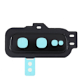 Miniatyrbillede 1 af 2: Samsung Galaxy S10e OEM bagkamera linse ring cover - Sort Black