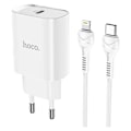 Pikkukuva 1 / 2: N14 Smart Charging yhden portin PD20W laturisarja (Type-C to Lightning) (EU) - Valkoinen White