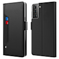 Pikkukuva 1 / 2: Phone Suojakotelo With Make-up Mirror And Slick Design For Samsung Galaxy S23 Plus - Musta Black