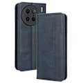 Miniatyrbillede 1 af 2: Bofink Vintage Vivo X90 Pro Læder Etui - Blå Blue
