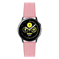 Miniatyrbillede 1 af 2: Haylou Solar LS05 / Xiaomi Mi Watch Color urrem i okselæder - Lyserød Pink