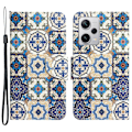 Pikkukuva 1 / 2: Wonderland Xiaomi Poco X5 Pro / Redmi Note 12 Pro / 12 Pro Speed Läppäkotelo - Retro Totem Blue