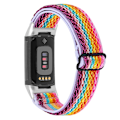 Miniatyrbillede 1 af 2: Fitbit Charge 5 elastisk nylon-urrem - Regnbue Multicolor