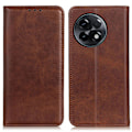 Pikkukuva 1 / 2: Lompakko-style Aitoa Nahkaa Läppäkotelo For OnePlus 11R / Ace 2 - Kahvi Brown