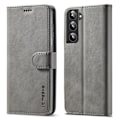 Pikkukuva 1 / 2: LC.Imeeke Samsung Galaxy S22 Läppäkotelo - Harmaa Silver grey