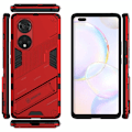 Pikkukuva 5 / 6: Shockproof Hybrid Suojakuori With A Modern Touch For Huawei Nova 9 Pro / Honor 50 Pro - Punainen Red