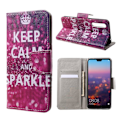 Pikkukuva 1 / 2: Huawei P20 uniikki suojakotelo - Kimalle Multicolor