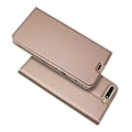 Pikkukuva 1 / 2: Huawei Y6 2018 auto-absorbed nahkainen suojakotelo - Punakulta Pink