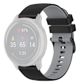 Miniatyrbild 1 av 2: 20 mm klockarmband i silikon för Garmin-klocka - Svart / Grå Svart