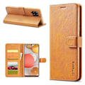 Pikkukuva 1 / 6: LC.IMEEKE Samsung Galaxy A42 5G flip case - Ruskea Brown