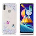 Miniatyrbild 1 av 2: Butterfly läder Samsung Galaxy M11 fodral - Flerfärgad multifärg