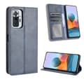 Miniatyrbillede 2 af 2: Bofink Vintage Xiaomi Redmi Note 10 Pro / Pro Max Læder Etui - Blå Blue