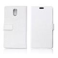 Miniatyrbillede 1 af 2: Samsung Galaxy J5 (2017) Fashionable og holdbart læder etui - Hvid White