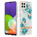 Miniatyrbillede 1 af 2: Supertyndt og slidstærkt softcover til Samsung Galaxy A22 4G / M32 - Blå Rose Blue