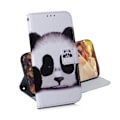 Pikkukuva 2 / 2: Sony Xperia 10 Plus -kotelo nahasta - Panda Multicolor