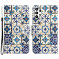 Pikkukuva 1 / 2: Wonderland Samsung Galaxy A04s / A13 5g / A13 4g Läppäkotelo - Retro Totem Multicolor