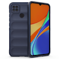 Miniatyrbild 1 av 2: Mjukt greppformat Xiaomi Redmi 9C skal - Blå Blå