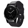 Miniatyrbild 1 av 2: Garmin Fenix 5S Plus snyggt klockarmband i silikon - Svart Svart
