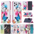 Pikkukuva 2 / 2: Wonderland iPhone 12 Pro / iPhone 12 flip kuoret - Perhoset Multicolor