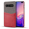 Pikkukuva 1 / 2: Samsung Galaxy S10 kangas nahkainen suojakotelo - Punainen Red