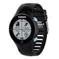 Miniatyrbillede 1 af 2: Garmin Forerunner 610 silikoneurrem - sort Black