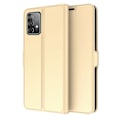 Pikkukuva 1 / 2: Sileä ja ohut premium-PU-nahkakotelo Samsung Galaxy A72 5G - Kulta Gold