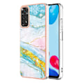 Pikkukuva 1 / 2: Marble design Xiaomi Redmi Note 11S / Xiaomi Redmi Note 11 kotelot - Vihreä Ja Vihreä Multicolor
