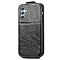 Miniatyrbillede 2 af 2: Vertical Flip Phone Etui med Zipper til Samsung Galaxy A54 - Sort Black