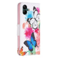Pikkukuva 2 / 6: Wonderland Samsung Galaxy A04 Läppäkotelo - Two Butterflies Multicolor