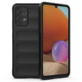 Miniatyrbillede 1 af 6: Blødt grebsformet cover til Samsung Galaxy A32 - Sort Black