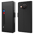 Miniatyrbillede 1 af 2: Phone Etui med Make-up Mirror og Slick Design til Nokia X10 - Sort Black