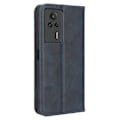 Miniatyrbillede 2 af 5: Bofink Vintage Xiaomi Redmi K60E Læder Etui - Blå Blue