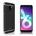 Miniatyrbillede 1 af 2: MOFI Guard Series Samsung Galaxy A6 Plus (2018) beskyttelsesetui i plastik med 3 i 1 design - Sort Black