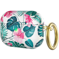Miniatyrbillede 1 af 2: AirPods Pro etui med cool mønster og spænde - Orkidé Multicolor