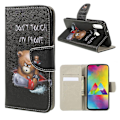 Pikkukuva 1 / 2: Wonderland Samsung Galaxy M20 kotelot - Vihainen Karhu ja Varoitussanat Multicolor