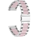 Miniatyrbild 1 av 2: Pebble 2 / SE 2 / Time Round Large snyggt klockarmband i harts - Silver / Rosa Rosa
