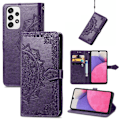 Pikkukuva 2 / 2: Mandala Samsung Galaxy A73 nahkakotelo - Violetti Purple