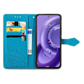 Miniatyrbild 6 av 6: Mandala Motorola Edge 30 Neo Flip Fodral - Blå Blå