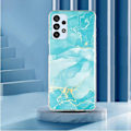 Miniatyrbillede 2 af 2: Marble Samsung Galaxy A33 5G Etui - Grøn Green