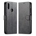 Miniatyrbillede 1 af 2: LC.IMEEKE Xiaomi Redmi Note 7 læderetui - Sort Black