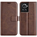 Pikkukuva 1 / 2: OnePlus 10R / OnePlus Ace nahkainen lompakokkotelo - Ruskea Brown
