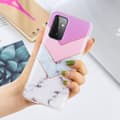Miniatyrbilde 2 av 2: Marble Samsung Galaxy A72 5G Etui - Tri-color Klinkekule Multicolor