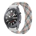 Miniatyrbillede 1 af 2: Samsung Galaxy Watch 3 (45 mm) elastisk nylon-urrem - Lyserød / Hvid / Grå Størrelse: Xs Multicolor