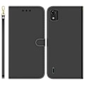 Miniatyrbillede 1 af 2: Mirror Nokia C2 2nd Edition Flip Etui - Sort Black