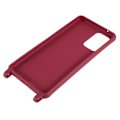 Pikkukuva 3 / 6: Ohut TPU-kotelo, jossa on mattapinta ja säädettävä hihna Samsung Galaxy A52s 5G / A52 5G / A52 - Punainen Red