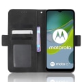 Pikkukuva 6 / 6: Moderni Nahkalaukku For Motorola Moto E13 - Musta Black