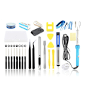 Miniatyrbillede 1 af 2: Universel JF-8167 27-i-1 Professionelt lodning Reparationsværktøjssæt Multicolor