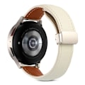 Miniatyrbild 1 av 2: 20 mm universellt klockarmband i äkta läder - Beige Brun